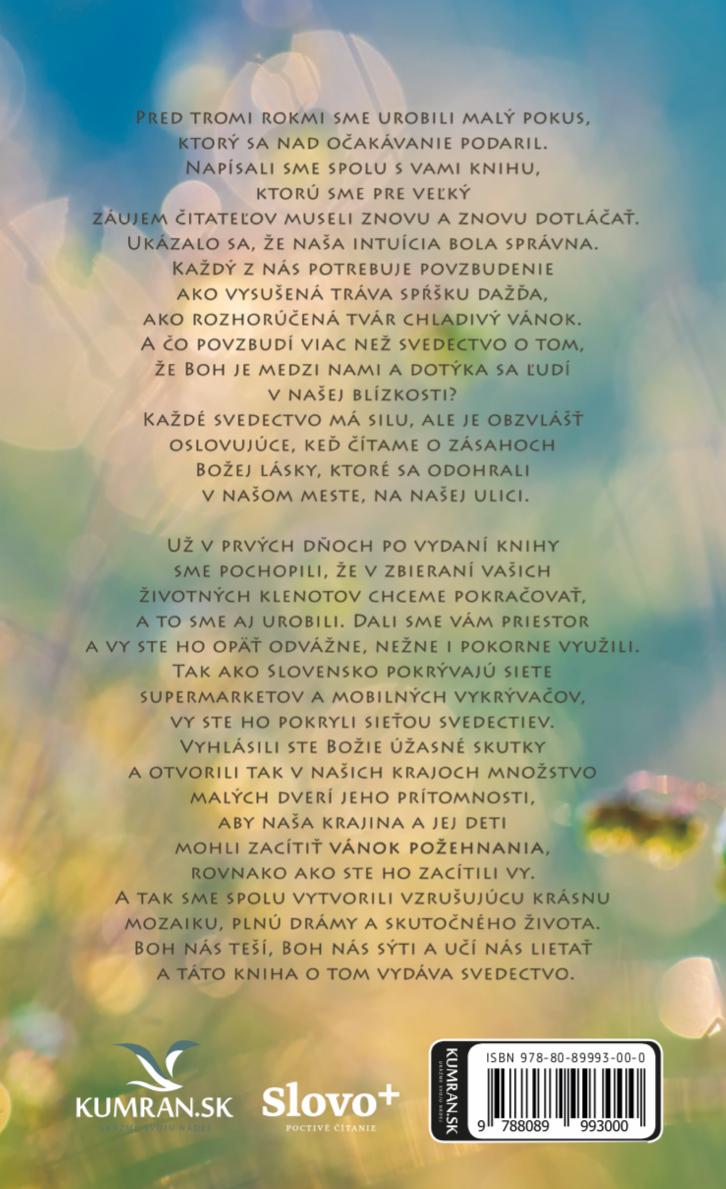 Vánok požehnania: kniha o tom, ako Boh požehnáva Slovensko