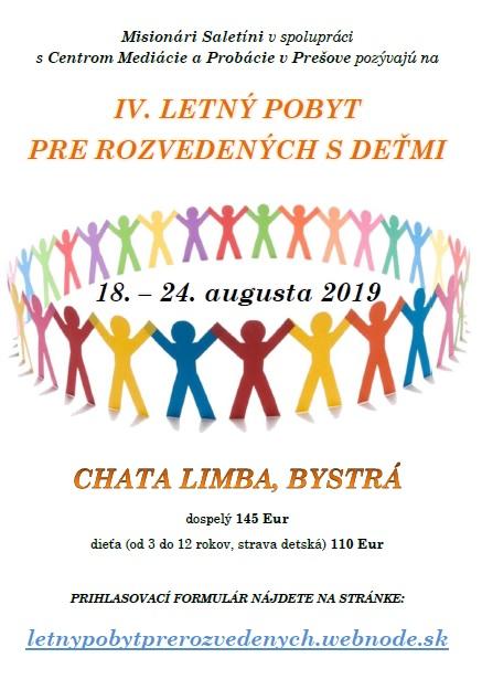 Letný pobyt pre rozvedených s deťmi