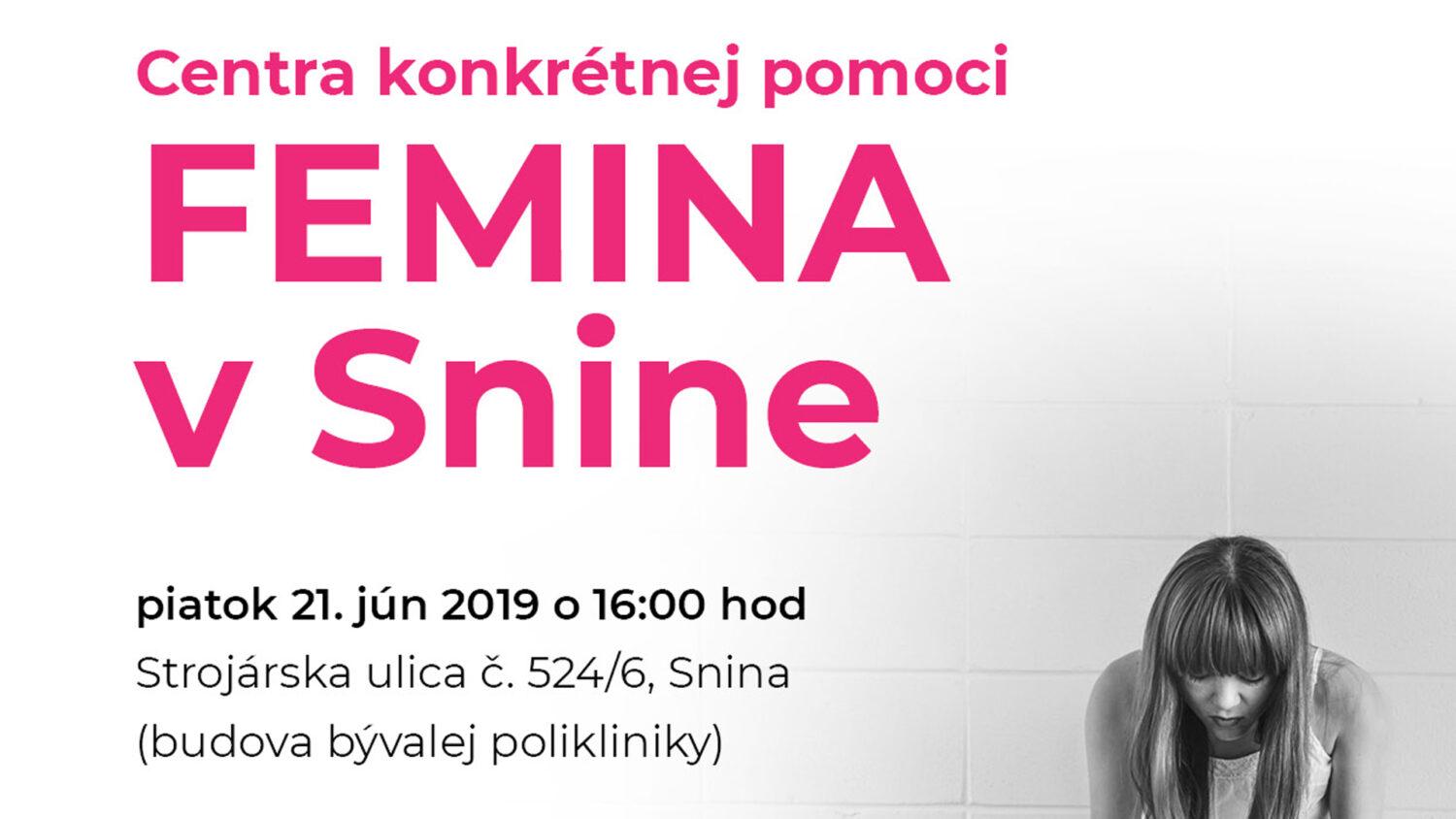 Fórum života otvára ďalšie Centrum konkrétnej pomoci. Pôsobiť bude v Snine