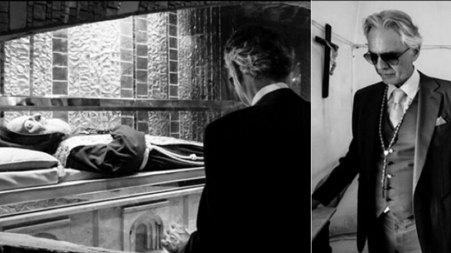 Andrea Bocelli o Pátrovi Piovi: „Vždy som cítil jeho ochranu“