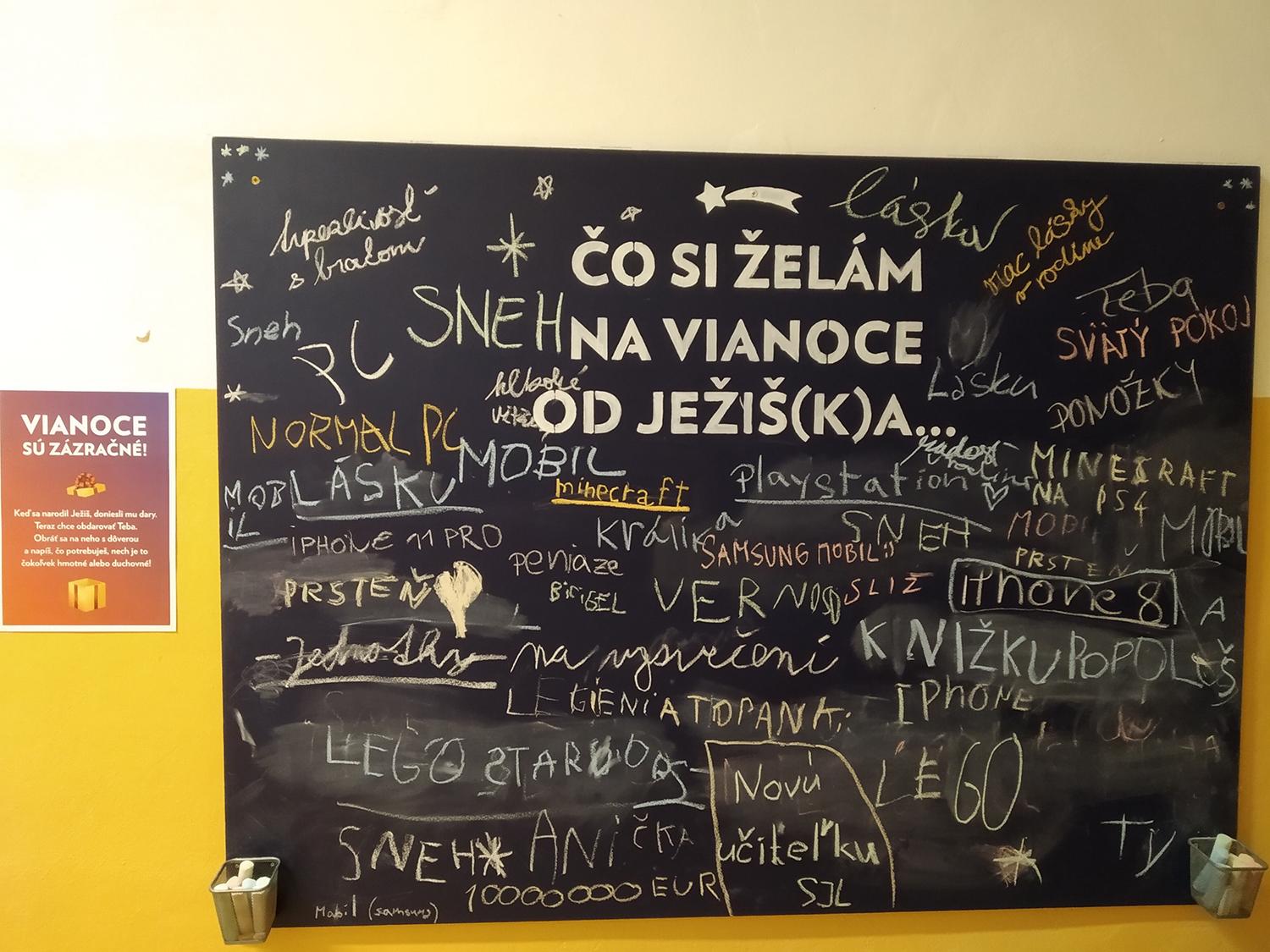 Čo si želáš na Vianoce od Ježiš(k)a?