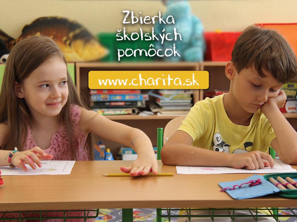 Slovenská katolícka charita otvára 11-ročník obľúbenej zbierky školských pomôcok
