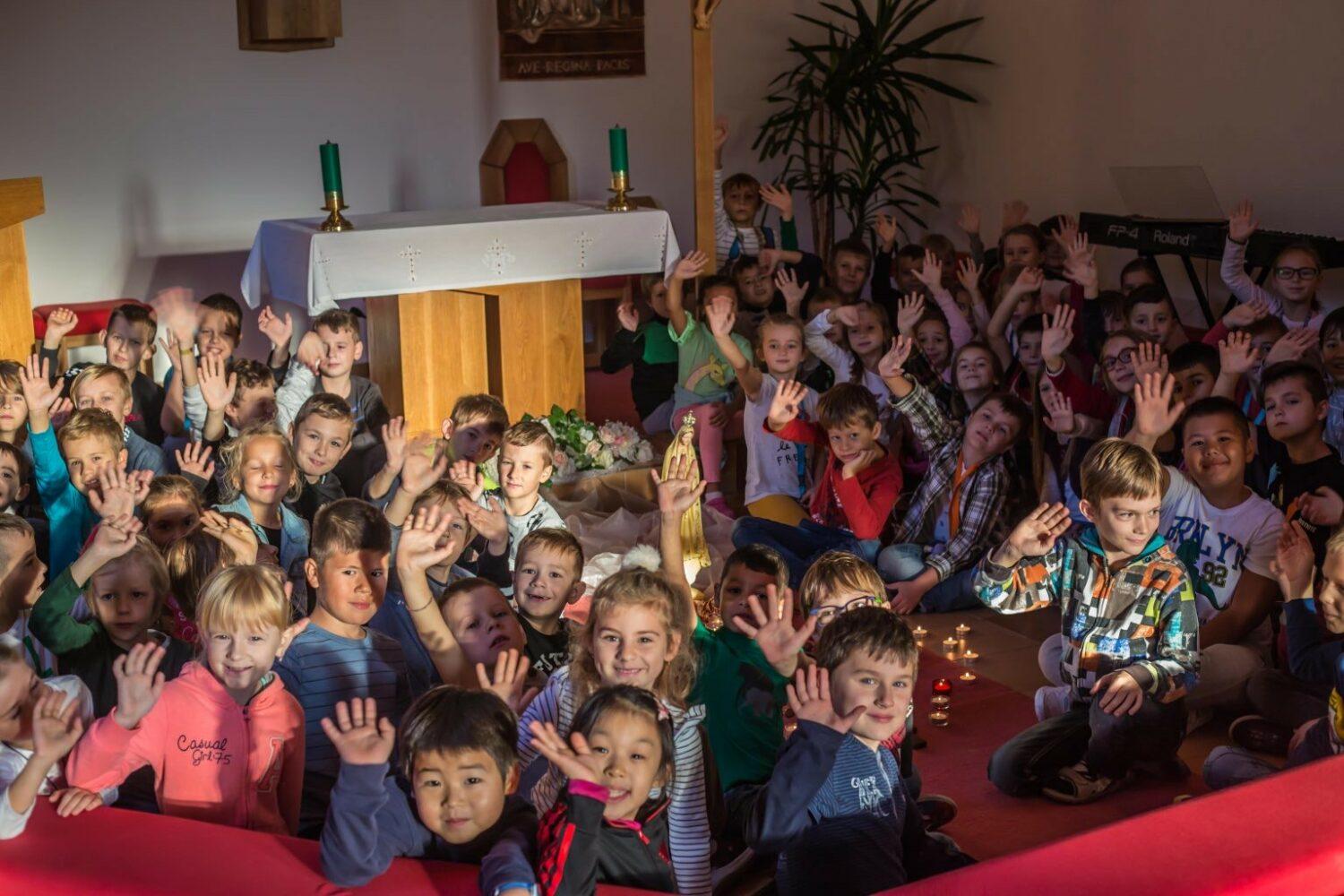 Rodičia, deti a ruženec