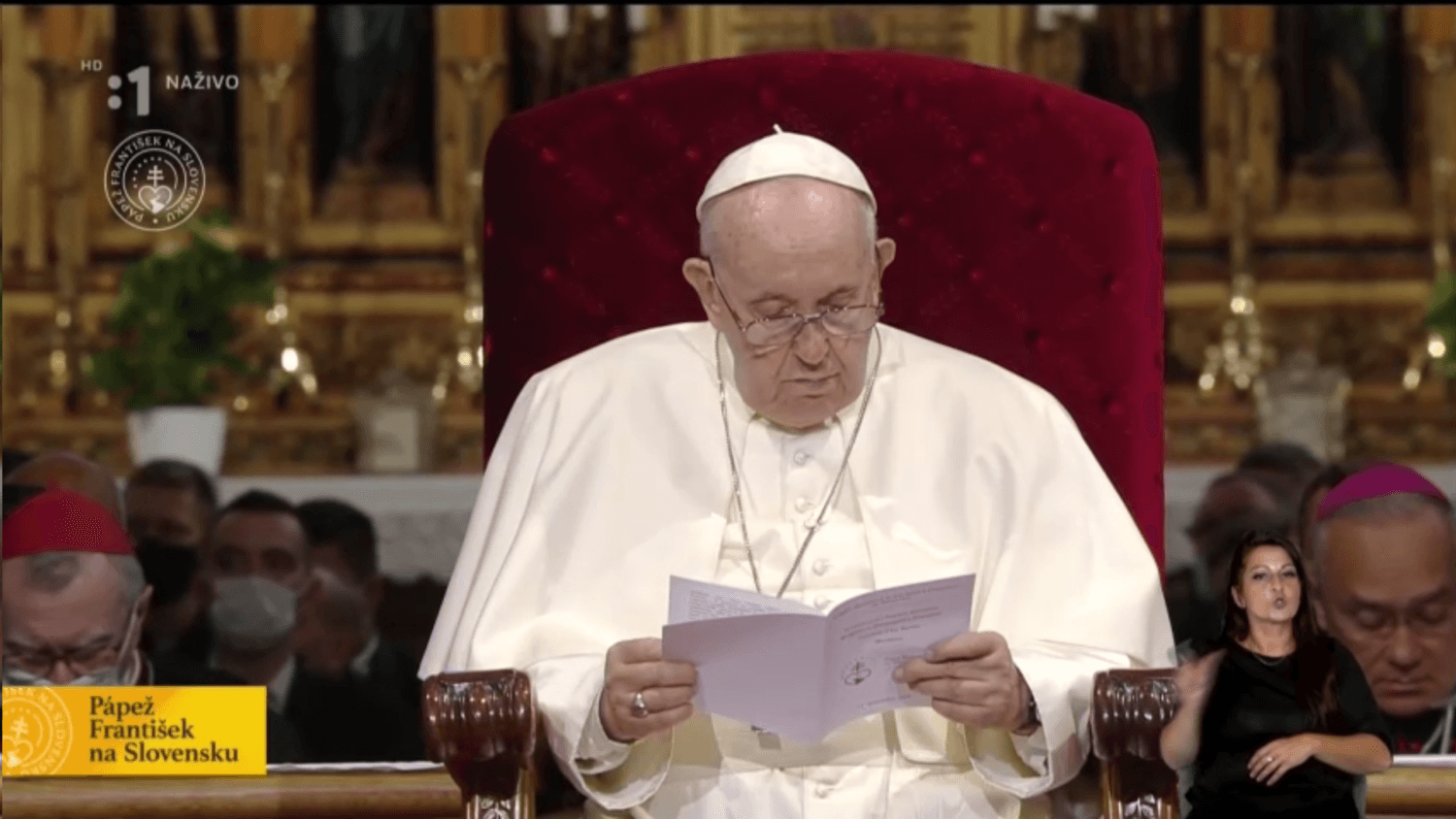 NAŽIVO _ Pápež František na Slovensku: Šaštín slávi svätú omšu s pápežom Františkom