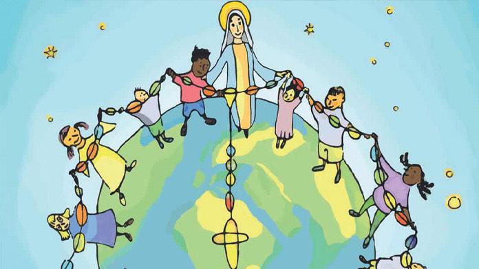 Rodičia, deti a ruženec