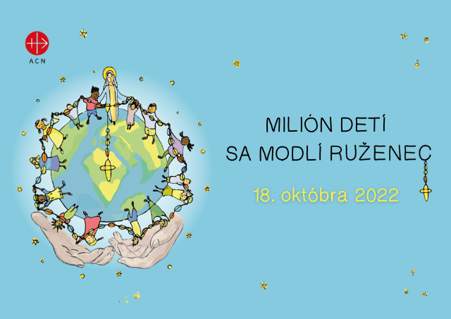 Milión detí sa bude modliť ruženec za pokoj a mier vo svete
